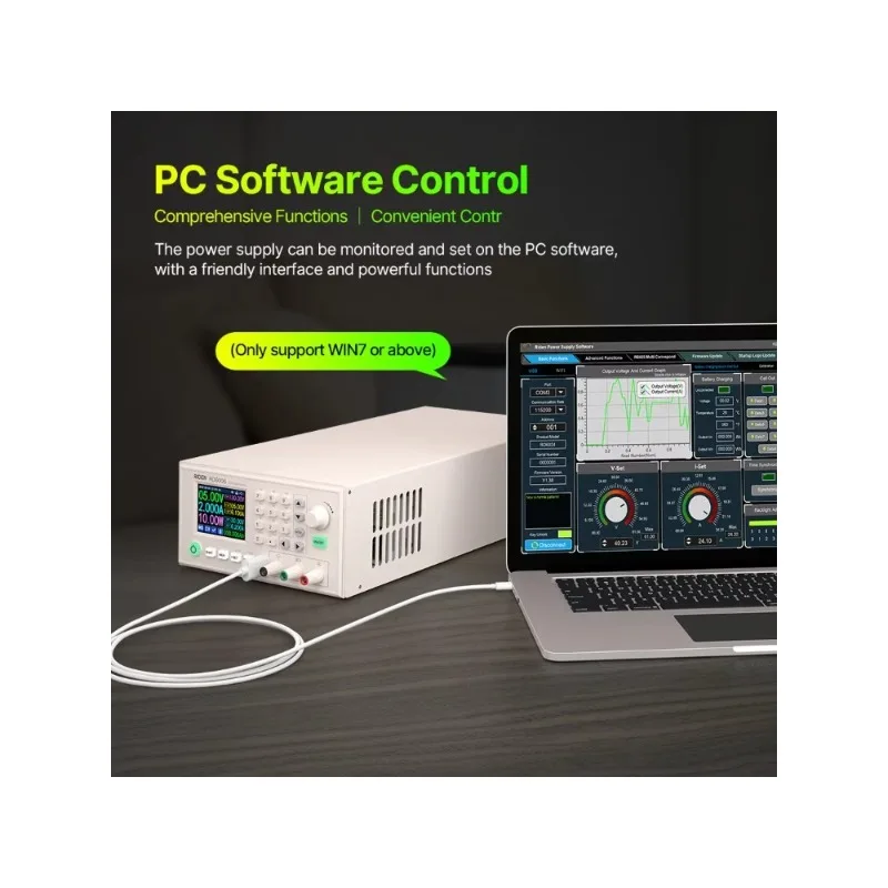 RD RD6006 Set assemblato AC a DC Batteria regolabile Tensione di carica Corrente Banco di controllo digitale Alimentatore variabile 60V 6A