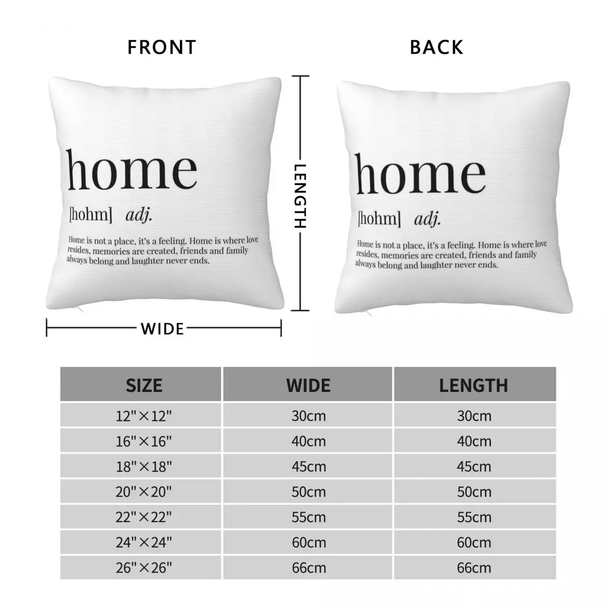 Home Definition Pillowcase Polyester Linen Velvet Creative Zip Decor Pillow Case Sofa Seater Cushion Cover