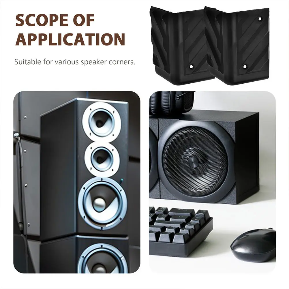 20Pcs Plastic Heavy Duty Plastic Corner Guard For Home Audio Speaker Protectors Cabinets Stage Monitors