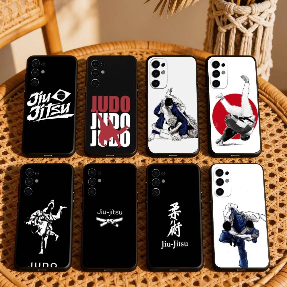 Impressive B-Brazilian J-Jiu-Jitsu Phone Case Black Silicone Soft For Samsung S25,S24,S21,S22,S23,S30,Ultra,S20,Plus,Fe,Lite