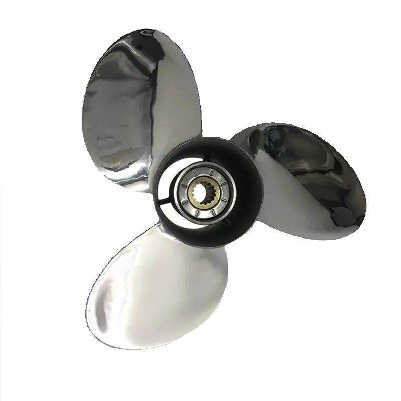 

50-130HP Boat Stainless Steel Propeller For Yamaha Outboard Motor 13x17 15 Tooth Spline Engine Part 688-45930-01-98