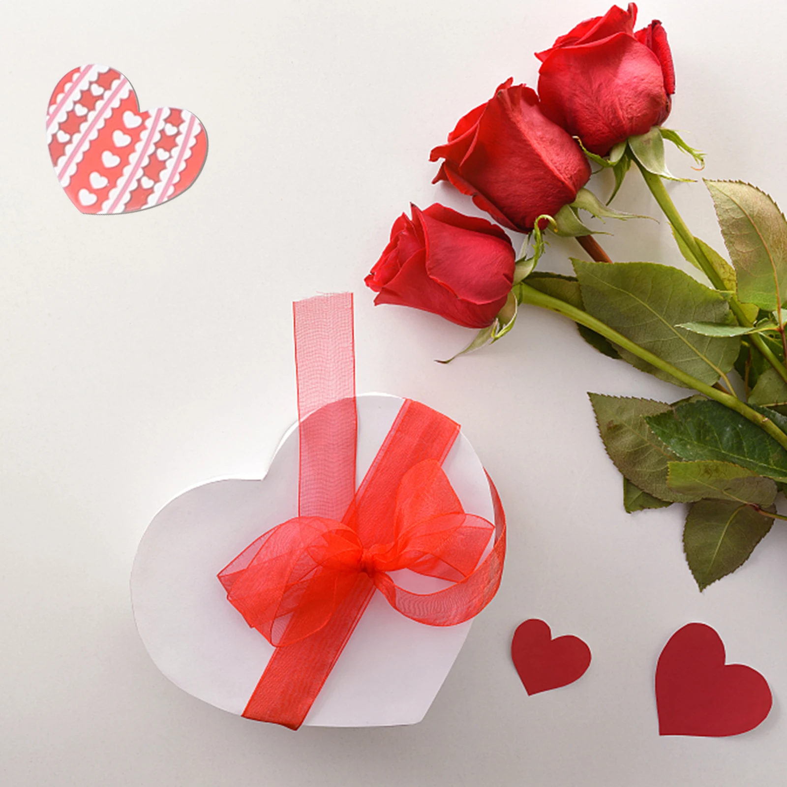 

610 шт. наклейки в форме сердца, пенопластовые самоклеящиеся наклейки в форме сердца для открыток ко Дню святого Валентина, подарочная упаковка, декор для вечеринки