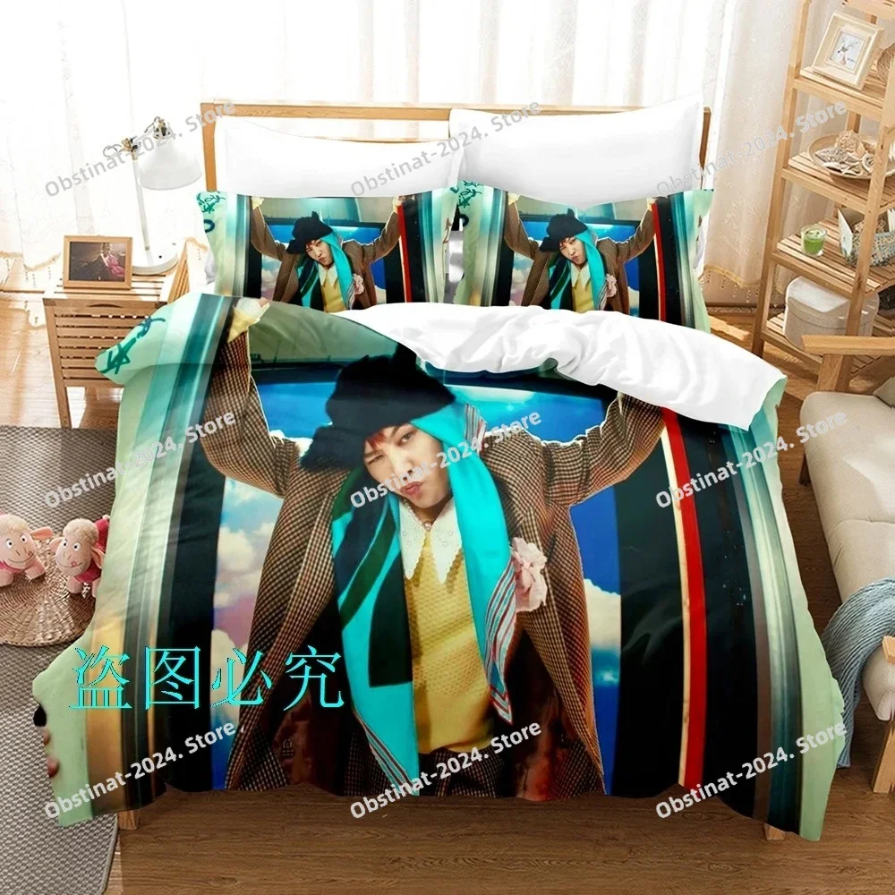 

G Dragon POWER Bedding Set Single Twin Full Queen King Size Bed Set Adult Kids Bedroom Duvetcover Sets Anime parure de lit Bed