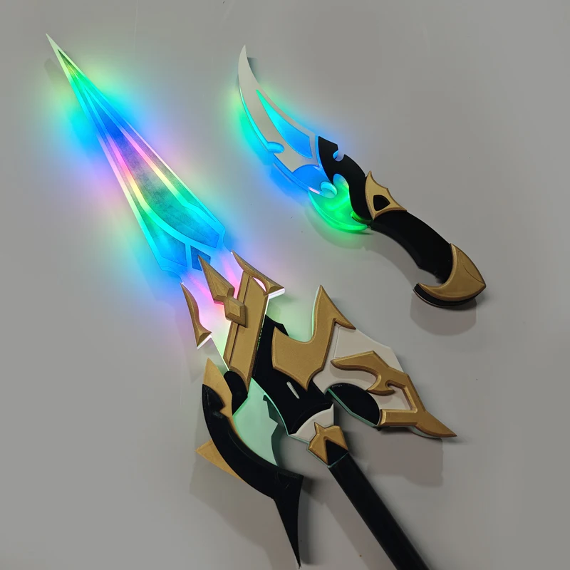 Lohen Cos Luminous Spear Props Game Genshin Impact Cosplay Prop Halloween Christmas Fancy Party Costume Accessories 4