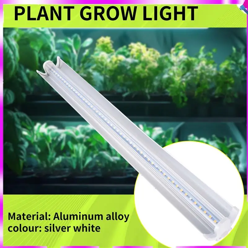 N96R 2 Pack 102 LED-Bulbs Grow Light Strips Full Spectrum Plant Light For Indoor Plants Growing Seedling US Plug