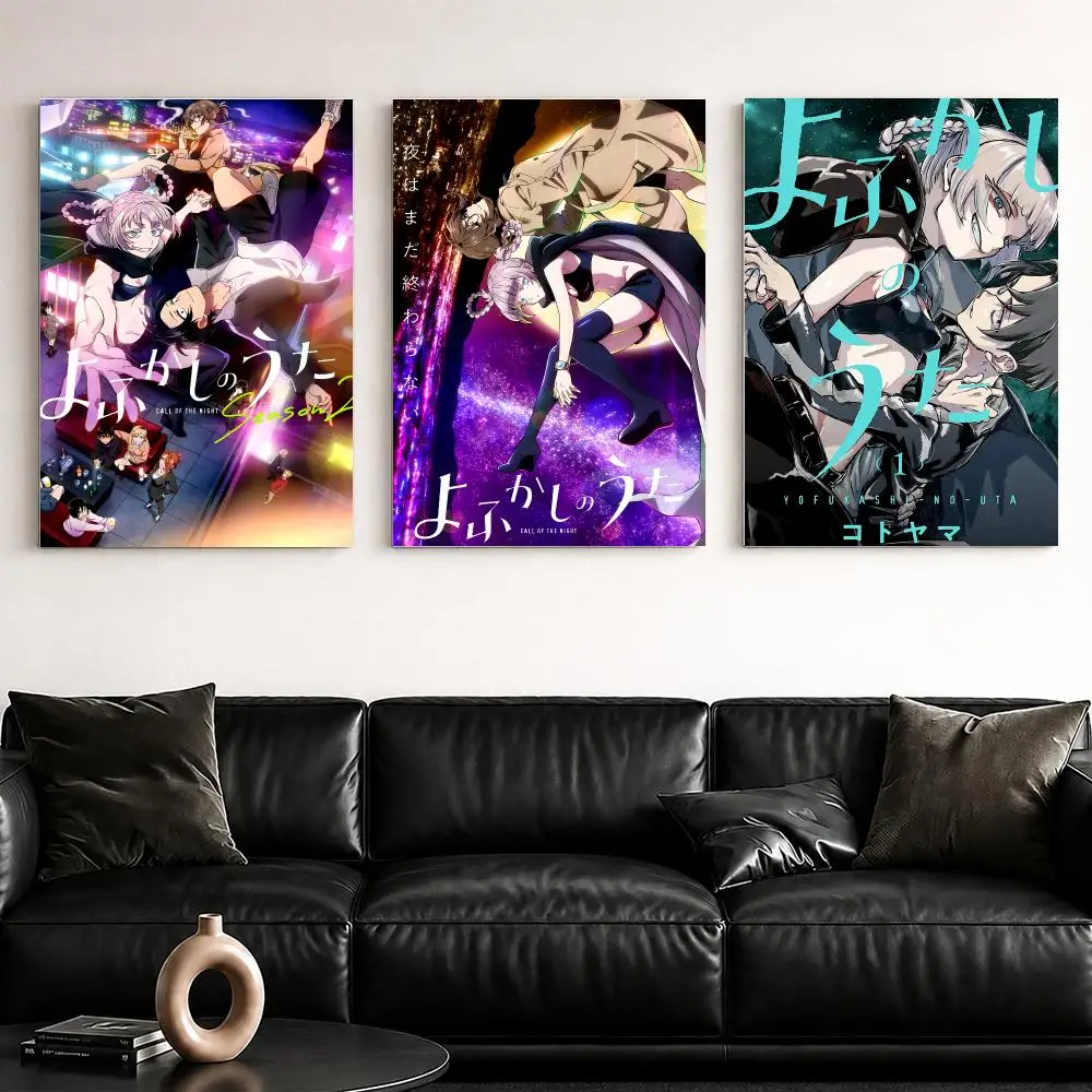 Anime C-Call of the N-Night Framed Wall Painting Ready to Hang Canvas Poster for Bedroom Living Room Hallway Home Decor Gift