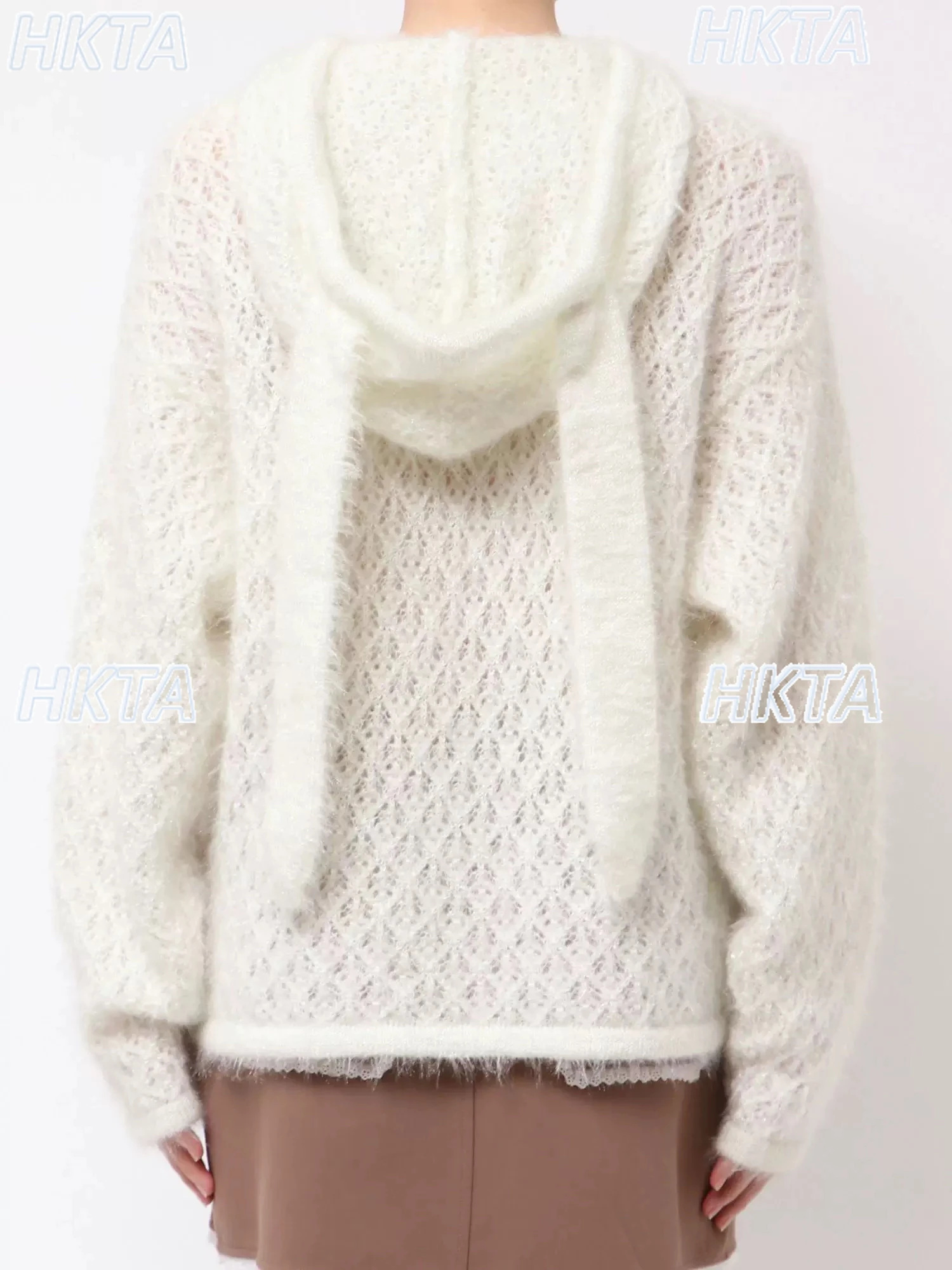 

Cute Versatile Loose Casual Hooded Pullover Inner Female 2025 Autumn Winter New Warm Sweet Long Sleeve Knitted Sweater Top Women