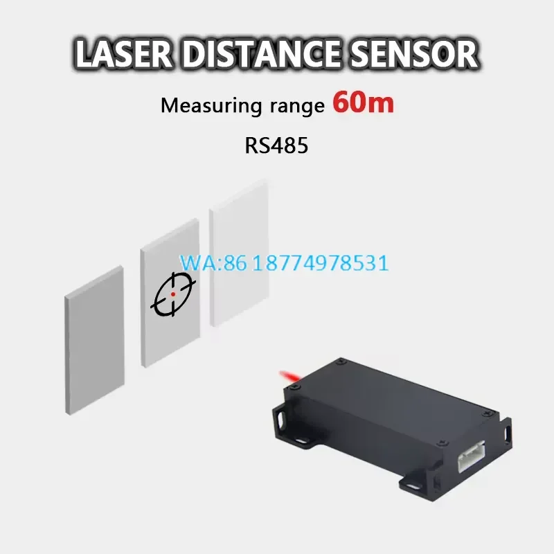 Wmwmnu for Handheld Distance Module Serial 50m UART Long Range Driveway Sensor Ip54 Rangefinder Module With USB