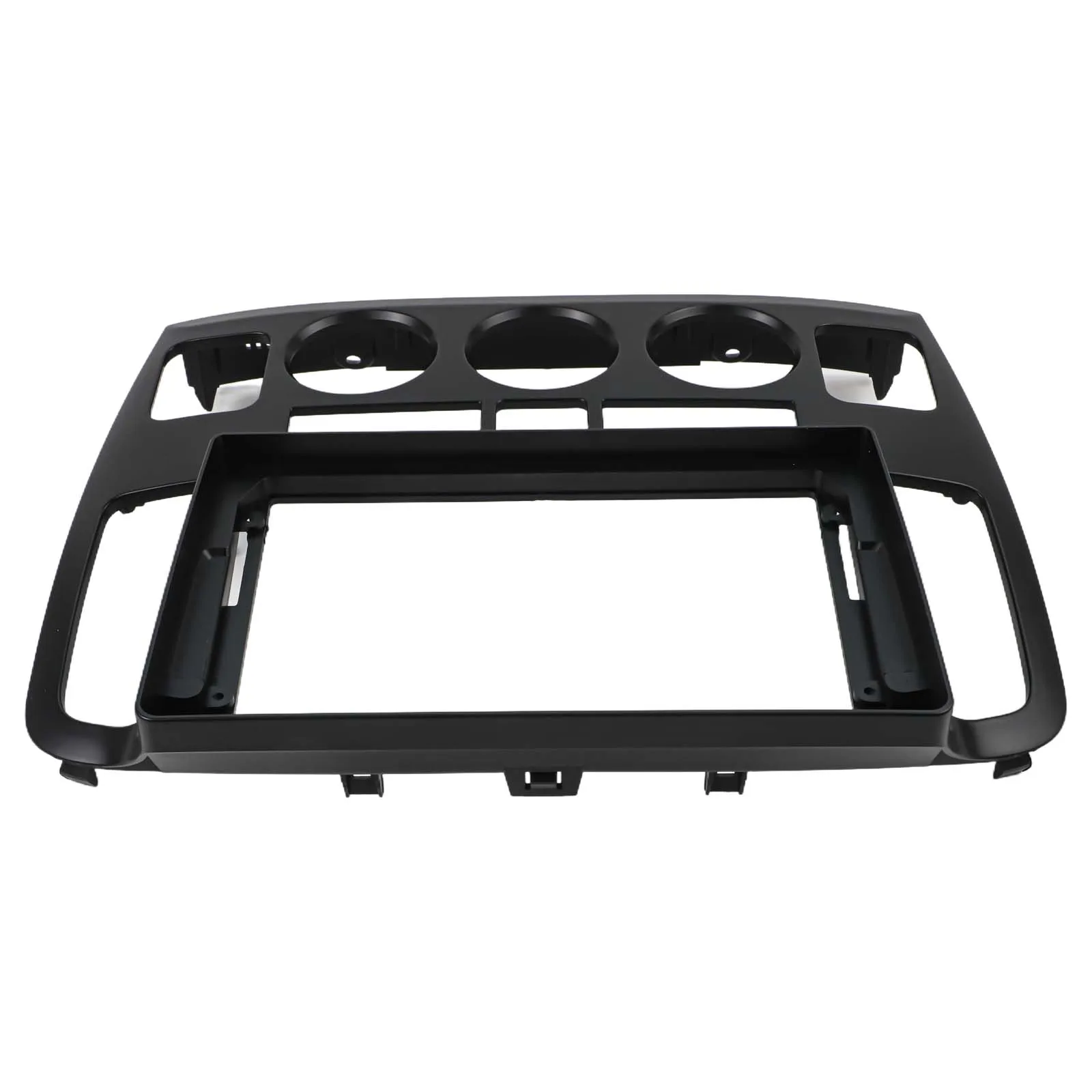 

Vehicle Interior Enhancement Car Radio Panel Dashboard Radio Installation Kit Sleek Black Appearance 9 Inch Size