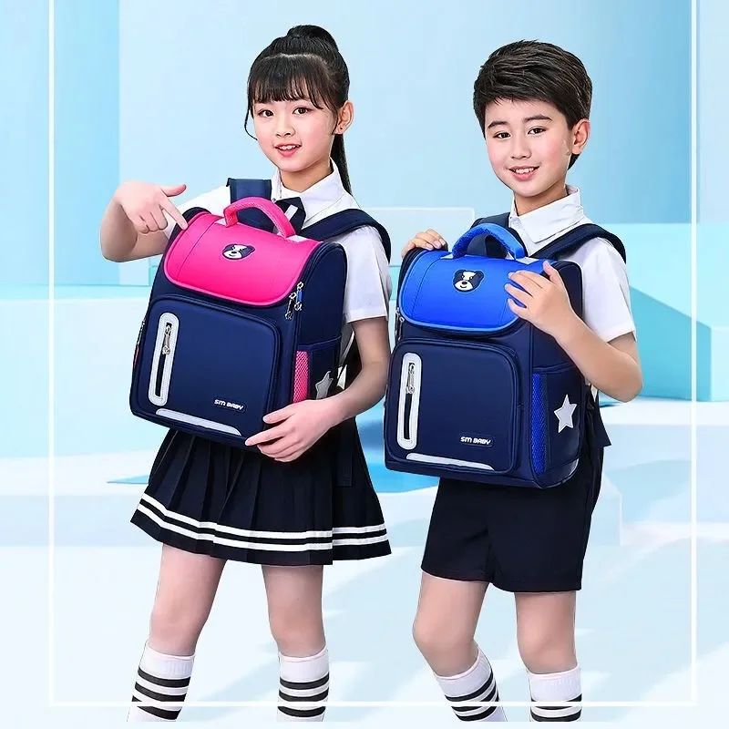 School bags for elementary school students Grades 3-6 Waterproof lightweight reflective space bags for boys and girls