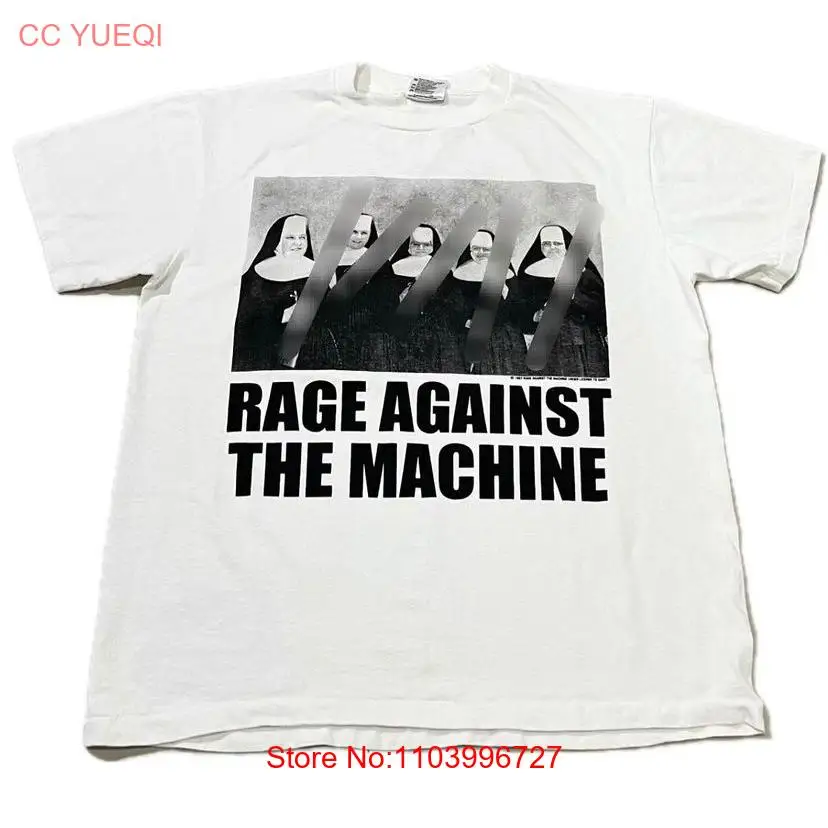 Vintage Rage Against Size XL The Machine Nuns With Guns Metal T-shirt REPRINT