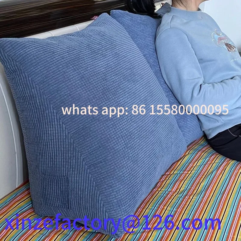 

Customizable Triangle , Bedside Back, Elderly Sofa Office Waist Protection Pillow, Bed Backrest Cushion