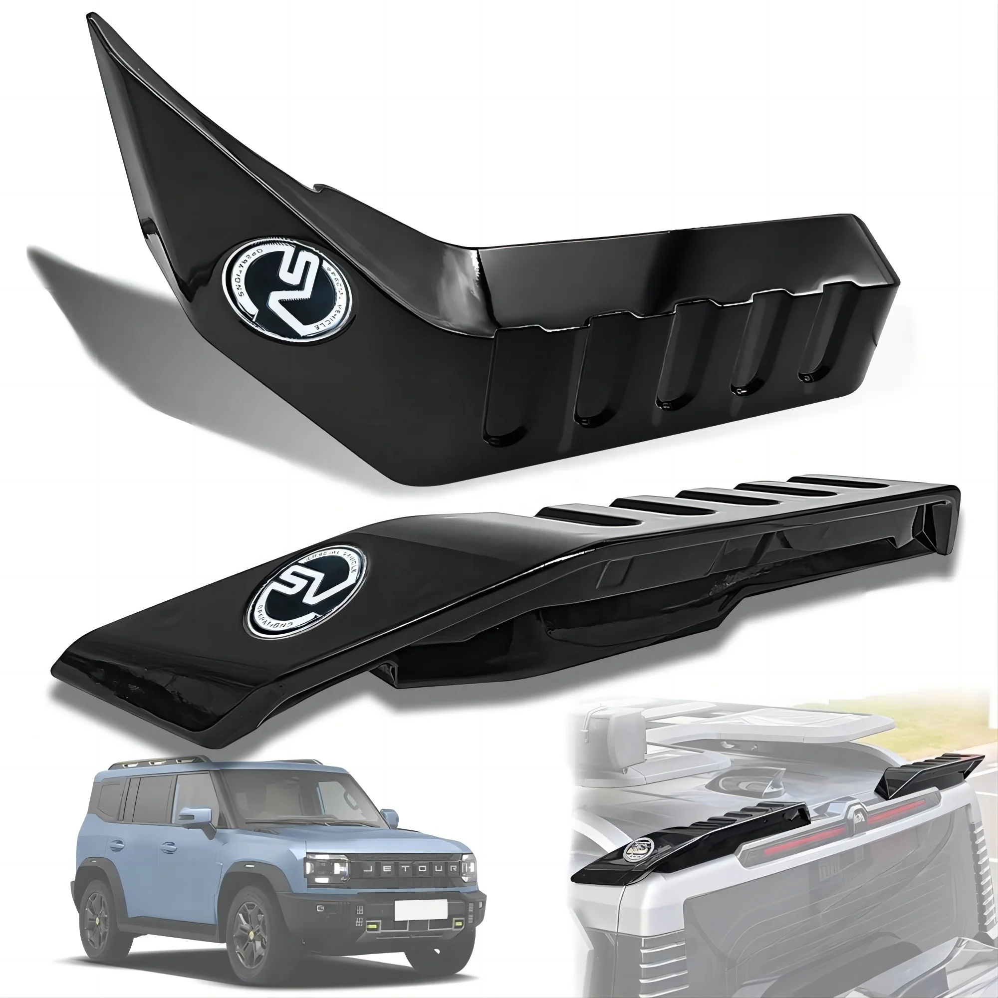 

For Chery Jetour Traveller T2 Barbos Segmented Tail Wing Spoiler for Car Spoilers & s Rear Exterior Parts