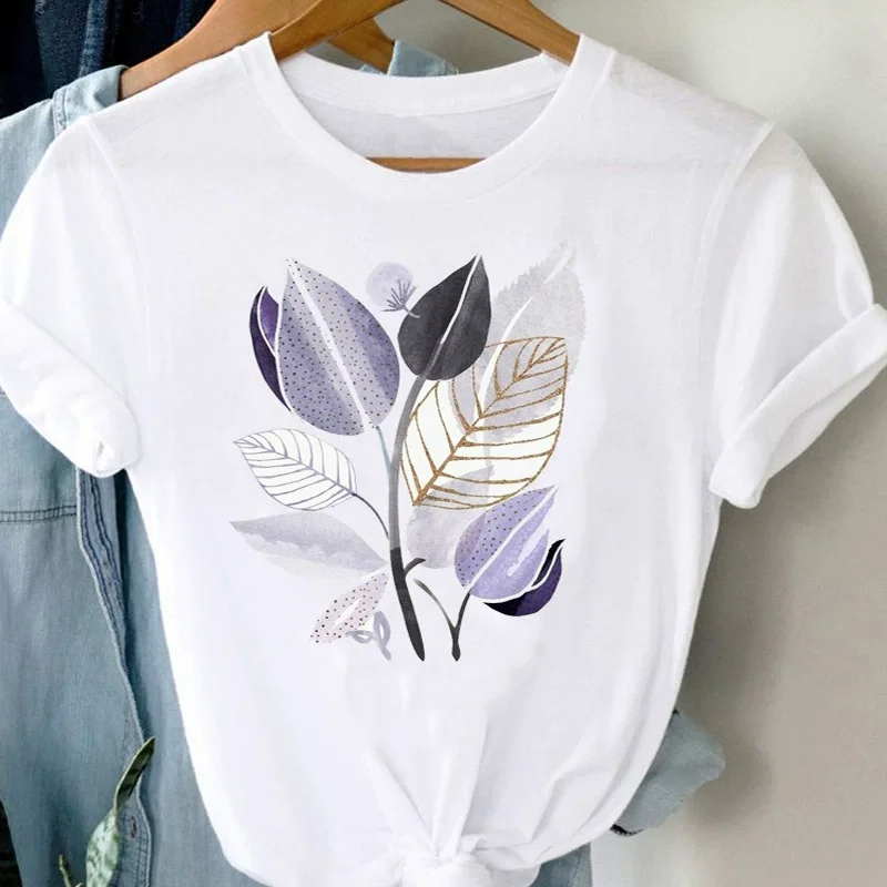 Cotton Women's Summer T-shirts Print Various Patterns Lovely Kawaii Outdoor Street Elegant Tops Casual Daily Life Study Clothes