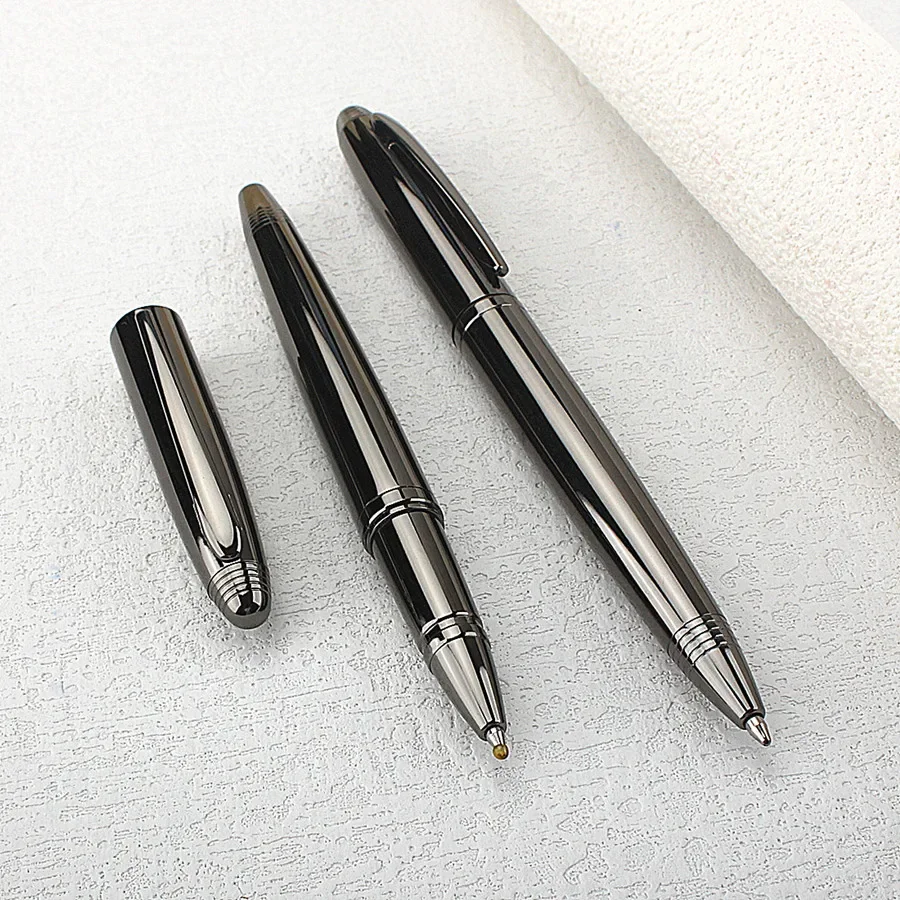 

2PCS Metal Ballpoint Pen 0.7mm Retro Design Metal Material Elegant Clip Writing Office School Supplies Gift Stationery