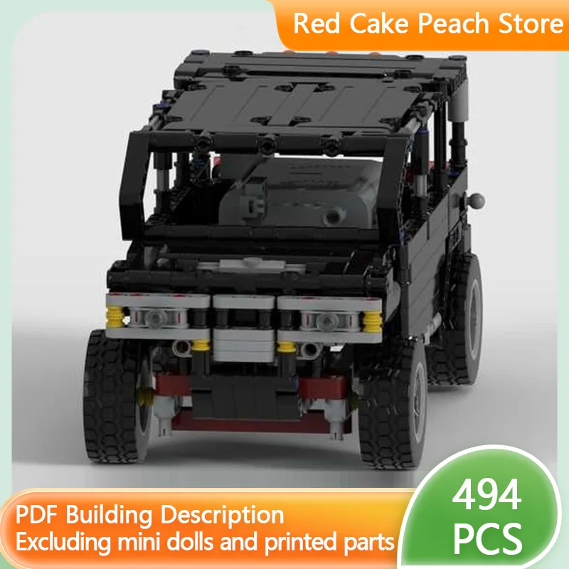 

Модель городской автомобиль MOC, строительные кирпичи, внедорожный багги, гоночный автомобиль, модульная технология, детские праздничные подарки, сборка игрушек, костюм