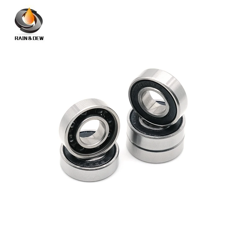5PCS 696RS CB 6x15x5 mm Hybrid Ceramic Bearing ABEC-7 Bicycle Bottom Parts 696 2RS CB Ceramic  Ball Bearings