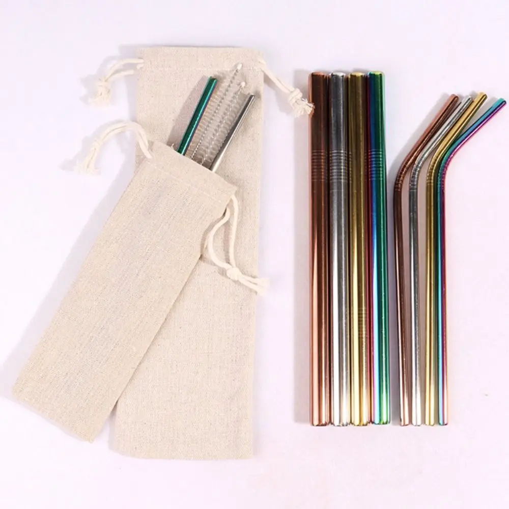 High Quality Cotton Linen Drawstring Pocket Dustproof Straw Storage Bag Drawstring Pouch Home