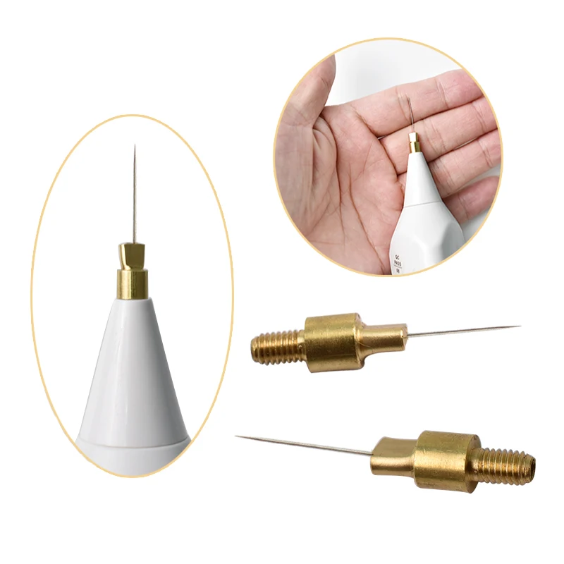 Plasma Pen Naald Koper Fijne Naalden Vervanging Tips voor Sproet Spot Tattoo Mol Verwijdering Plasma Huid Machine Accessoires