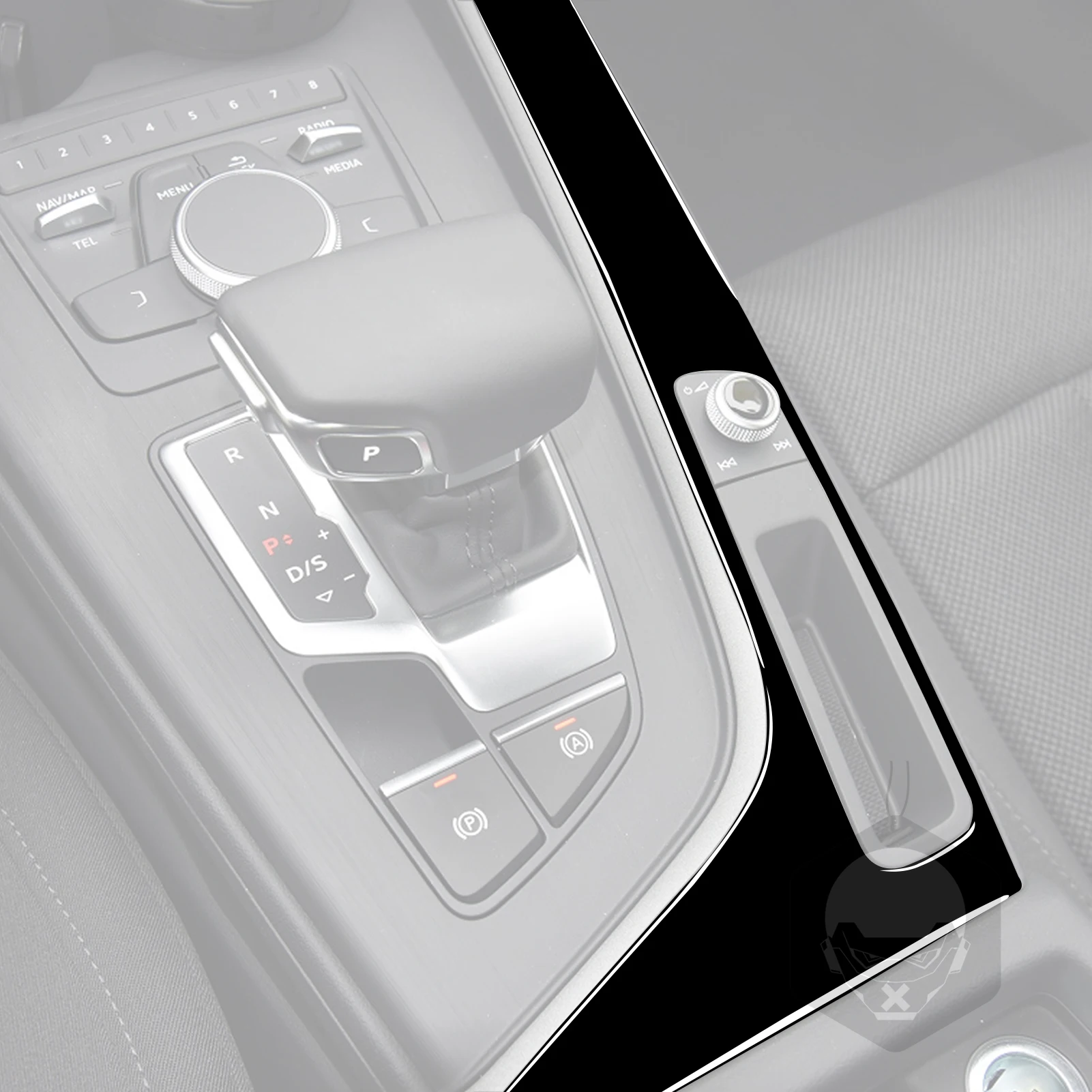 Carbon Fiber Gear Shift Trim for Audi A4 B9 2017-2020