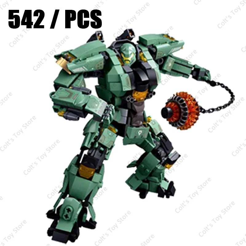 NEW Sluban Superhero Pacific Rim Mecha Building Blocks Bricks Classic Armored Robot Assembly Model Sets Kids Toys MOC Boy Gift