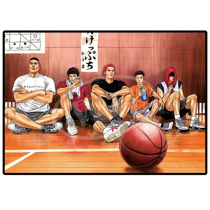 Japan Anime Figure The First Slam Dunk Poster Aesthetic Sports Basketball Canvas Painting Decoration Wall Art Kawaii Room Decor