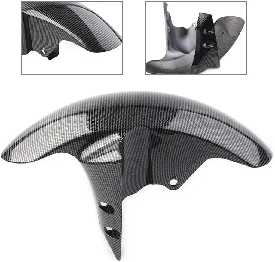 Motorcycle  Front Fender Splash Guard For Yamaha YZF-R1 2002 -2008 YZF-R6 2005 FZ1 2005-2008 FZ8 FAZER 2011-2013  Carbon Fiber