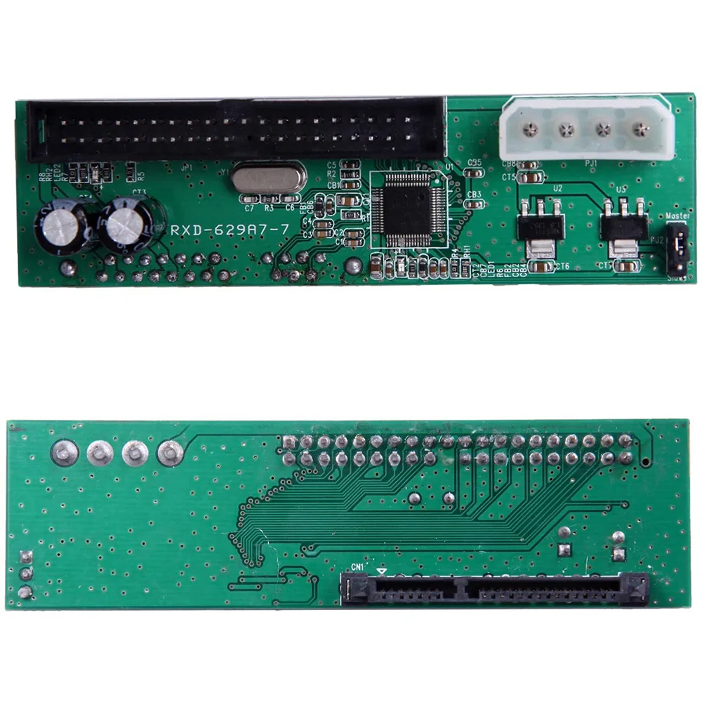 Adaptador convertidor de disco duro PATA IDE a SATA, 3,5/2,5 HDD SSD DVD, paquete de 2 unidades