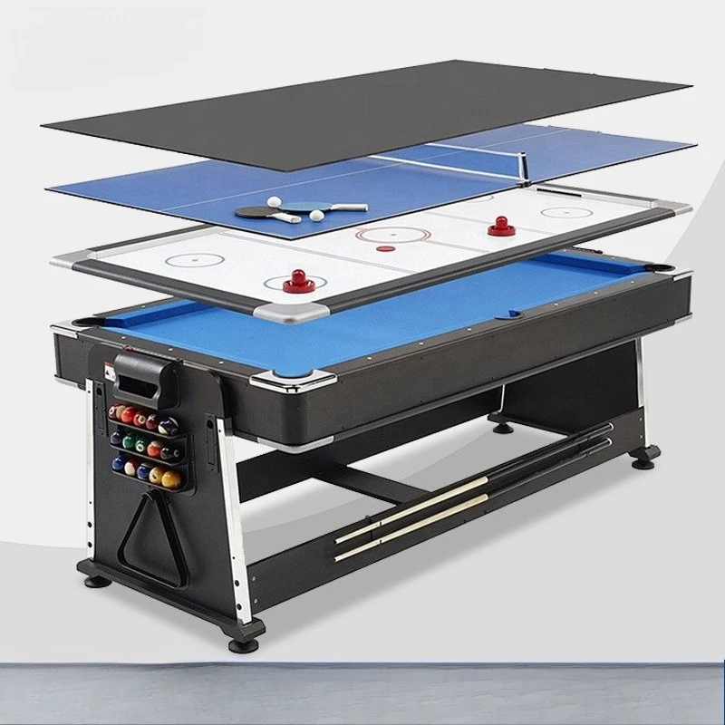 

4 in 1 multi-function rotatable table tennis pool hockey conference table