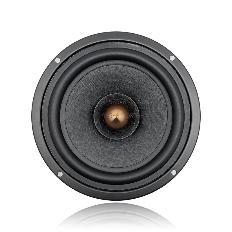 QT-52QF01 5.25 Inch Full-Range Speaker Unit, Audiophile Grade Wool Fiber Paper Cone Monitor Driver 25W