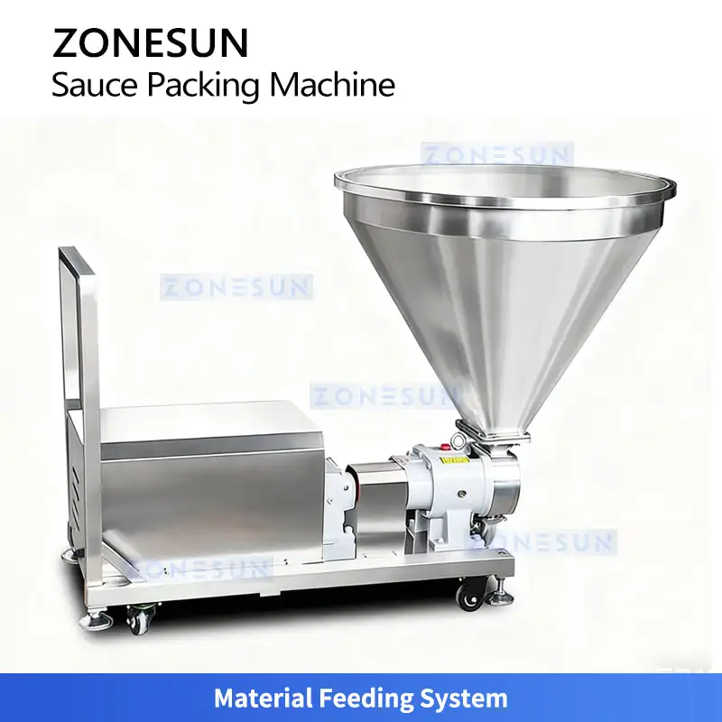 ZONESUN ZS-RPFS120X آلة تعبئة VFFS الأوتوماتيكية لملء وختم أكياس العسل والكريمة #3