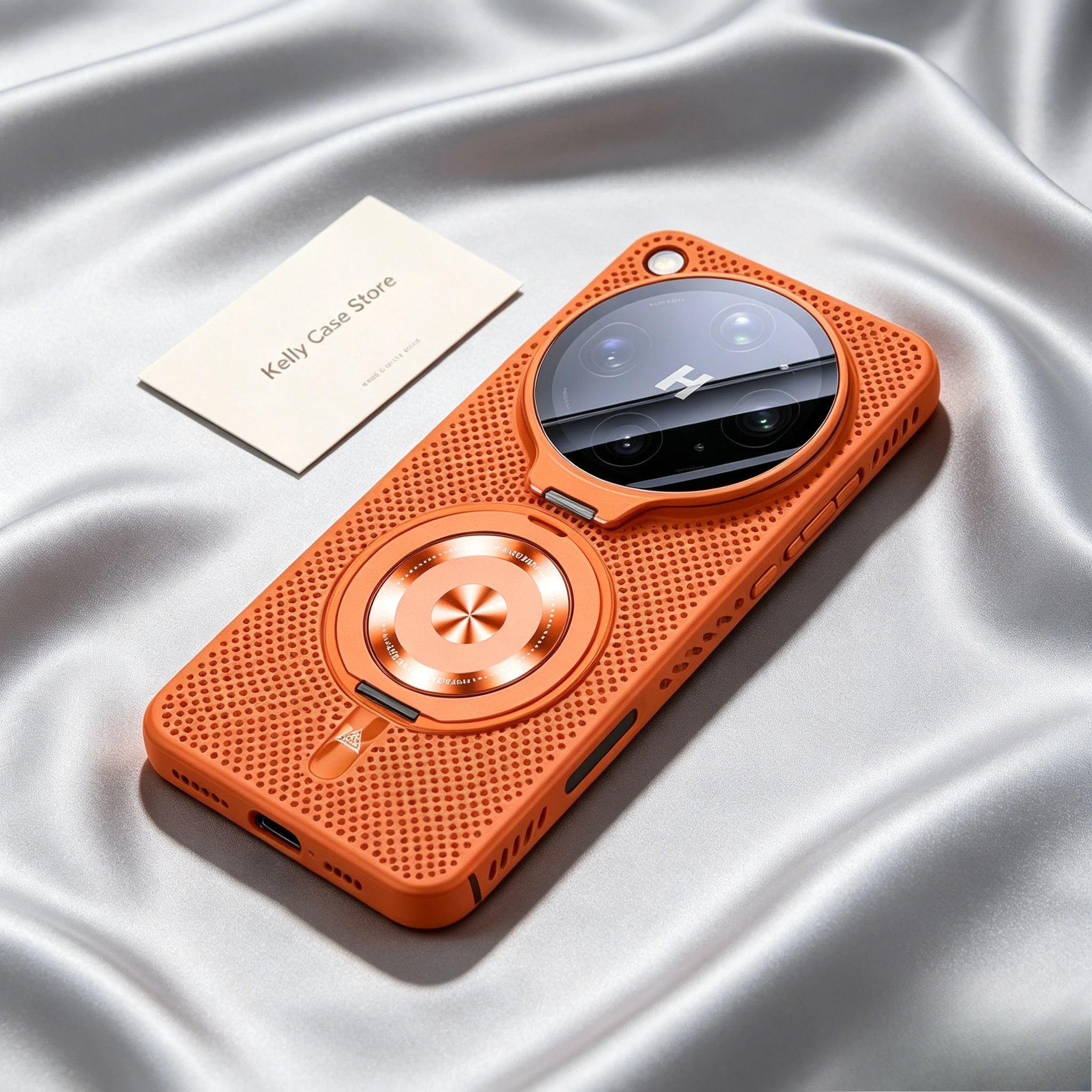 Magnetische Hülle für OPPO Find X9 Ultra mit Glaslinsenhalter, Wärmeableitung, Stoßfester Schutz für OPPO Find X 9 Ultra Funda