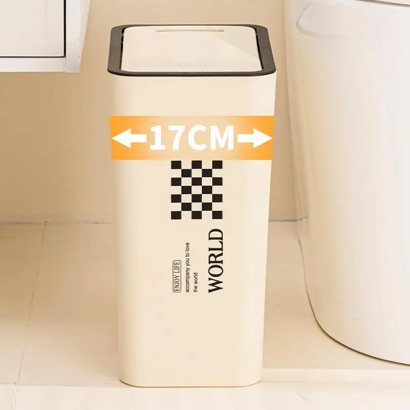

Large Capaci Cred Home Use Tra Can Luxury Cr Sle for Living Room Kitchen Batoom with Lid Garbage Can