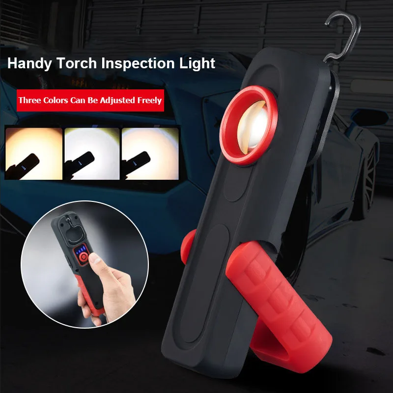 Ferramentas de detalhamento de carro lanterna usb luz de inspeção pintura do carro acabamento lâmpada varredura redemoinho multifuncional reparação automóvel luzes trabalho