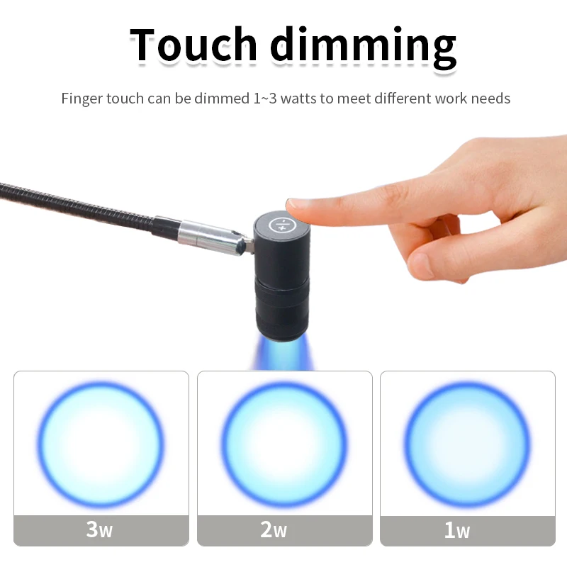 UV/LED Lash Light Touch Control UV Glue Gel Polish Curing Lamp for Eyelash Extension Lamp Wrist Strap
