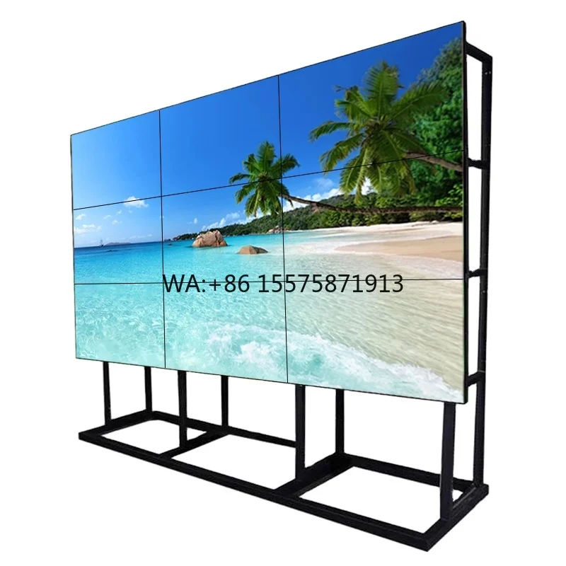 55 Inch Ultra Narrow Bezel Lcd Video Wall Advertising Players Splicing Screen Video Wall Display Billboards and Panel