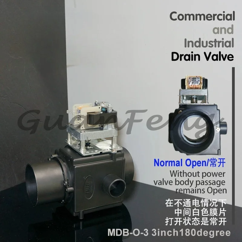 1PCS 3-Inch 180-Degree Washer Valve Drain Pump With Overflow MDB-O-3 For Speed Queen
