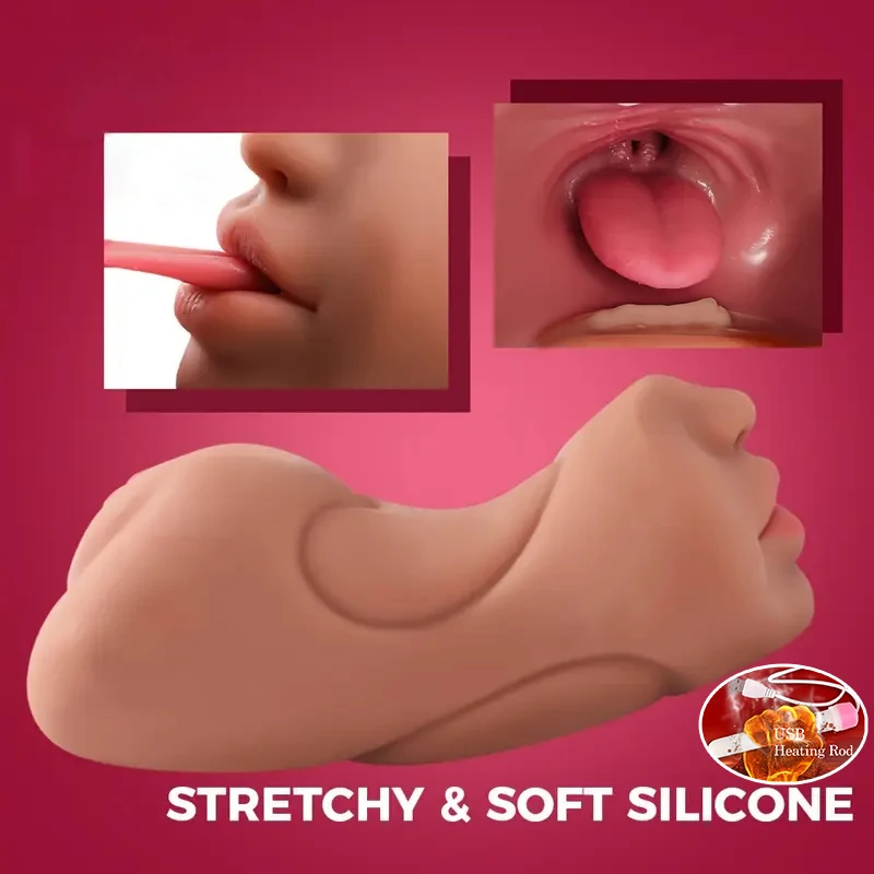 3 في 1 دمية جنسية مع وجه TPE المحمولة الكبار الجنس الحب لعب المهبل الذكور الضارب الاستمناء الحلق العميق الفم للرجال الكبار مثير #4