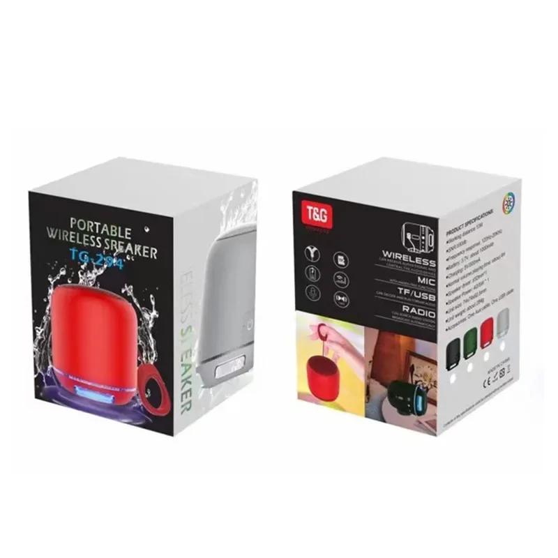 Bluetooth Speaker TG294 Mini Subwoofer with LED Light Portable Outdoor  Handheld Gift Speaker 5.1 Version Frequency Response