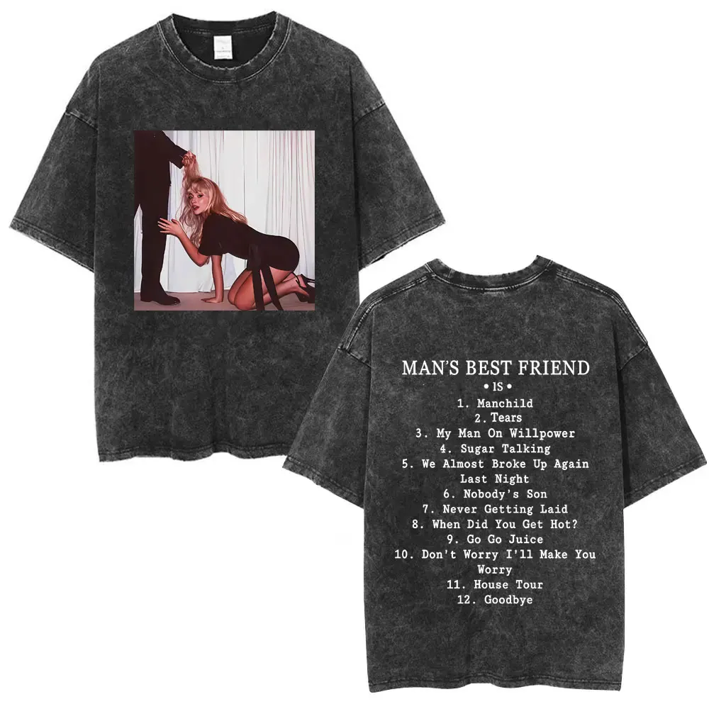 سابرينا نجار غسلها تي شيرت تقليدي قصير N 'الحلو تي شيرت مانشيلد تي شيرت رجل أفضل صديق التي شيرت الرجال النساء تي شيرت #2