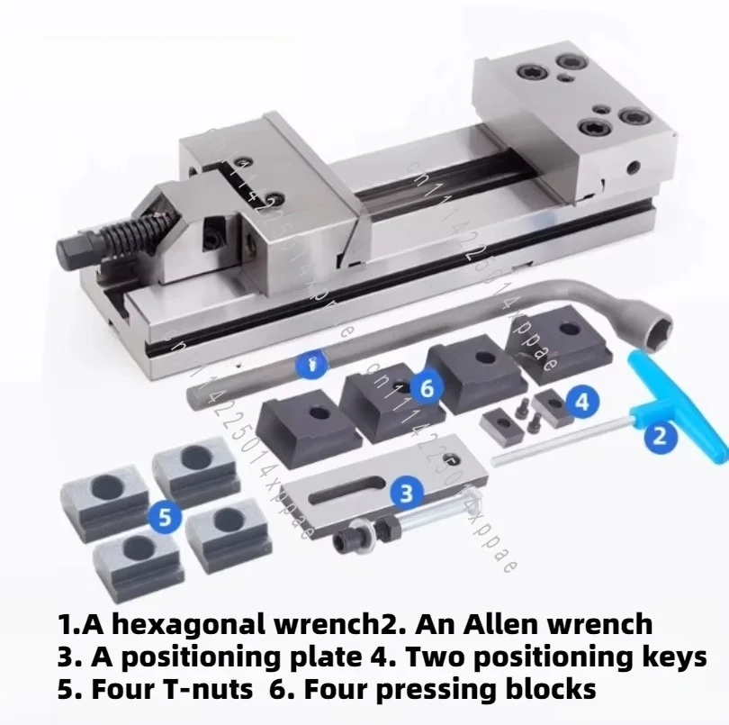 For CNC Grinding & Milling Machines 4 Inch High Precision Manual Flat Vice GT100 Tool Maker Vise