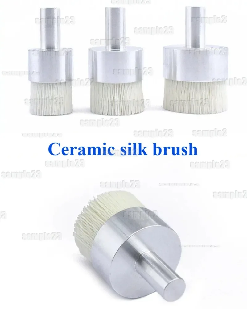 320Grit Alumina Ceramic Abrasive End Brush CNC Deburring Aluminum Parts Passivation Polishing Remove Tool Marks