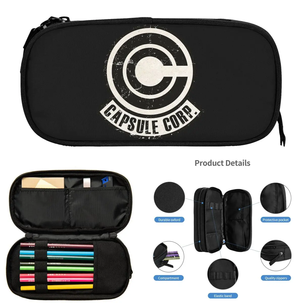 

Винтажные капсульные пеналы с оригинальным логотипом для студентов, школьная коробка для ручек, сумка для карандашей, пенал для хранения канцелярских принадлежностей