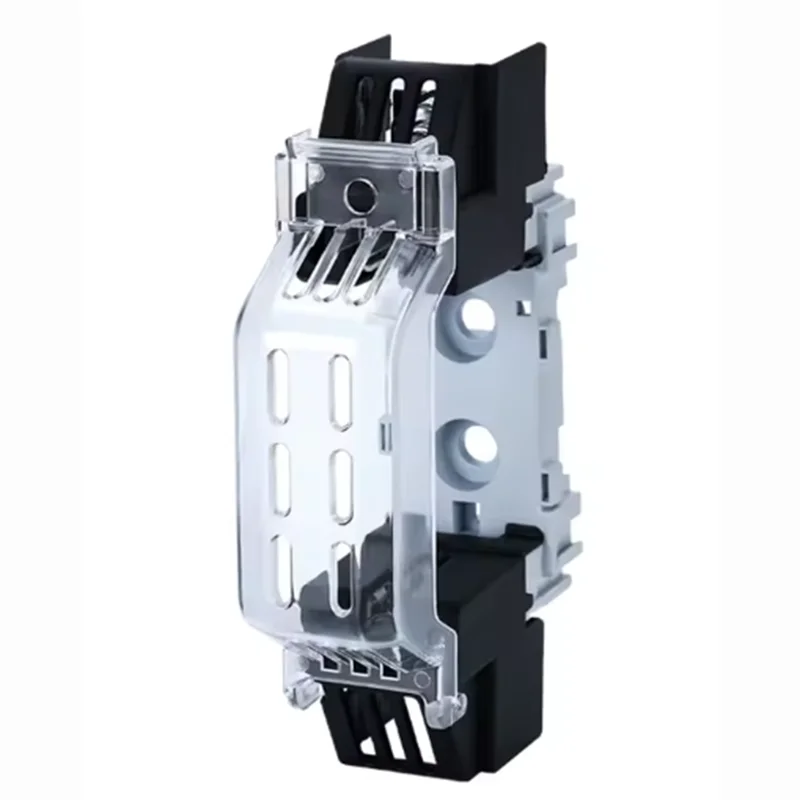 Ceramic Fuse Holder NT00/NH00 1P with Transparent Cover Inflaming Retarding Body 500V 690V AC for Electrical Distribution