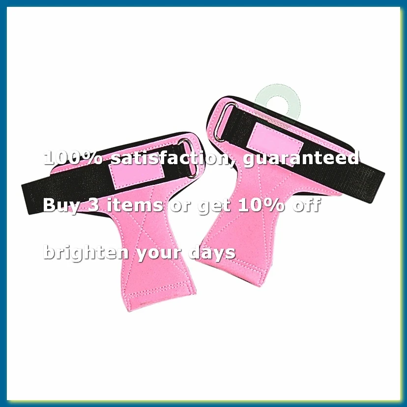 Weight Lifting Grip-Heavy Belt, Power Hook for Hard Pulling, Neoprene Padded Wrist Rest Gloves.