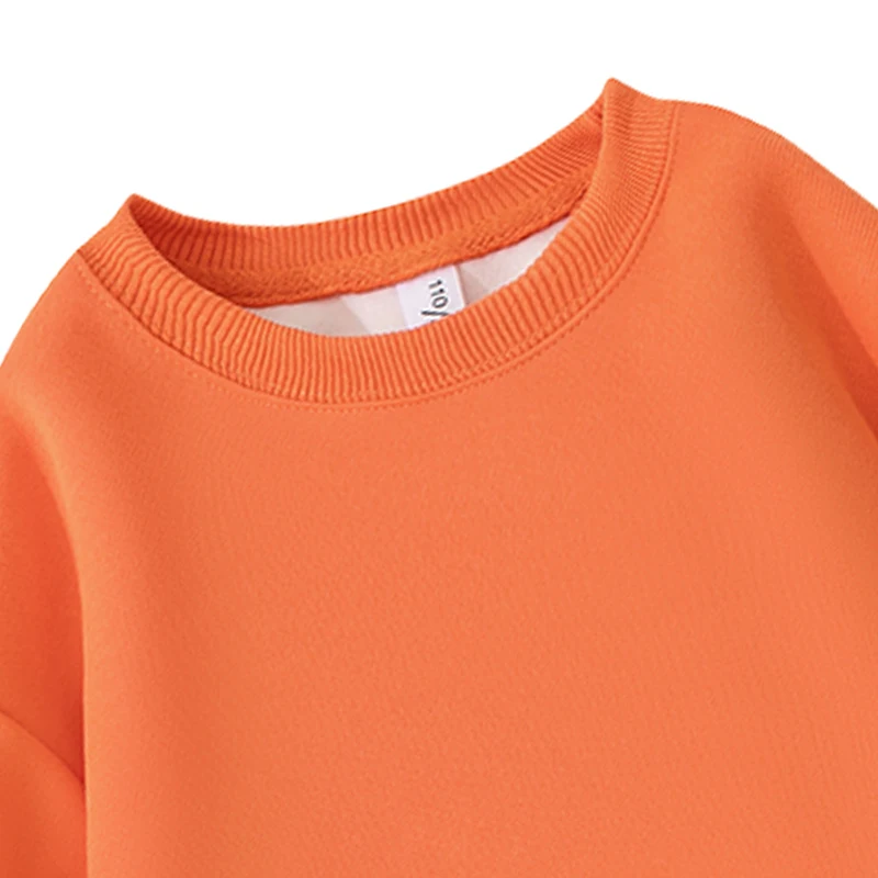 남아용 후드티; 편안하고 통기성 좋은 소재; 프린트 패턴; 가을용 아동 패션 라운드넥 상의.