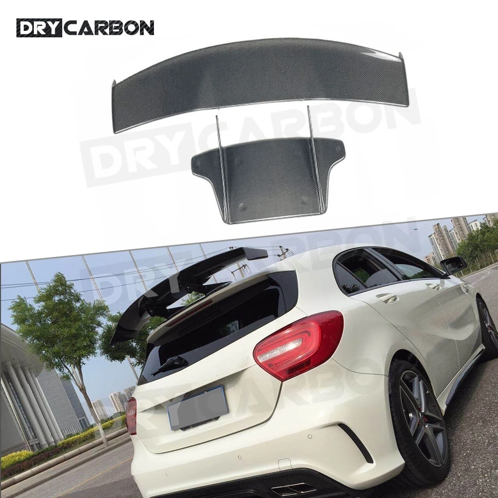 

Carbon Fiber V Style Spoiler Rear Trunk Wing Spoiler For Mercedes Benz W176 A180 A200 A260 A45 AMG Hatchback 2013-2017