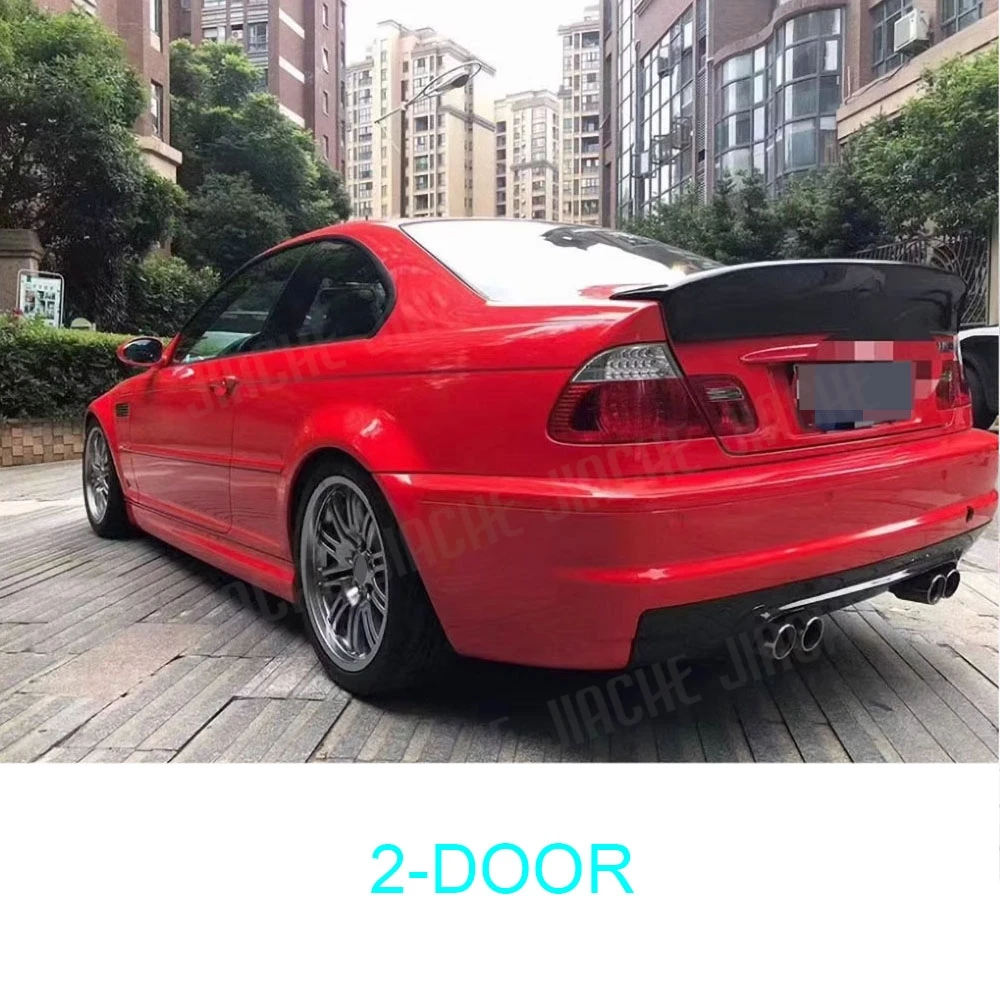 

JCYECF Rear Spoiler Trunk Wing For BMW 3 Series E46 1999-2006 Two Door Rear Wing Roof Wing Car Styling High Quality Accessories