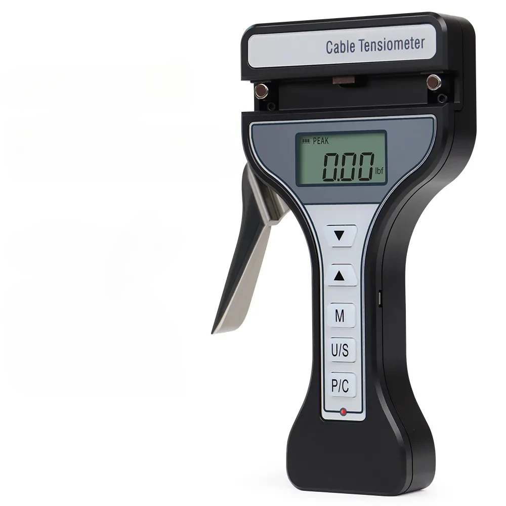 For AZCH-2500 Wholesale Handheld LCD Display Three-Point Fixation Peak Mode Digital Cable Tensiometer