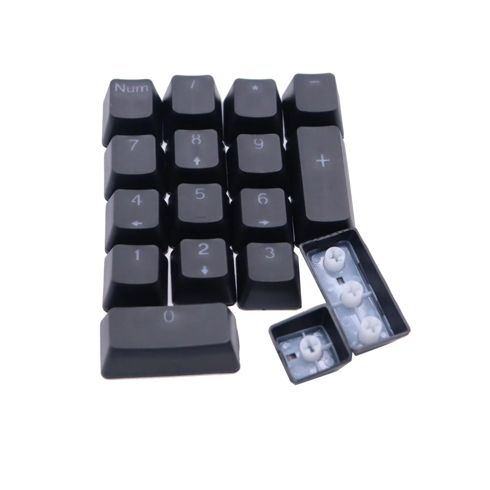 17 Keys Mechanical Keyboard Keycap OEM Profile PBT Material Red Black White Double Shooting  Light Transmission Keycap